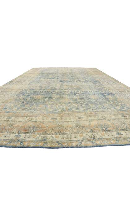 12 x 19 Antique Persian Kerman Rug 76737 floor