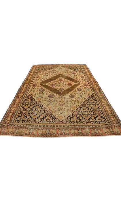 4 x 6 Antique Senneh Rug 76956
