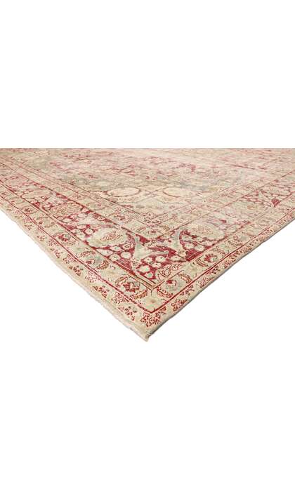 12 x 15 Antique Persian Tabriz Rug 77076