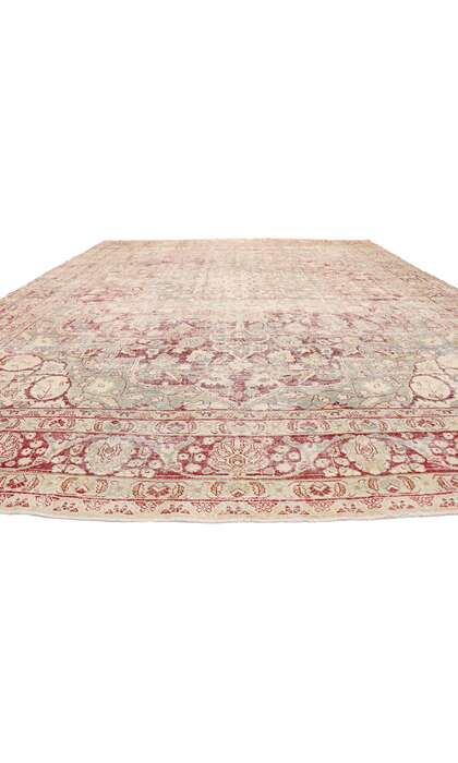 12 x 15 Antique Persian Tabriz Rug 77076