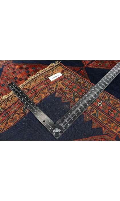 4 x 16 Antique Persian Kurdish Rug 77151