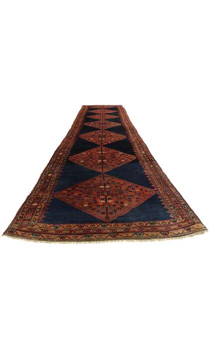 4 x 16 Antique Persian Kurdish Rug 77151