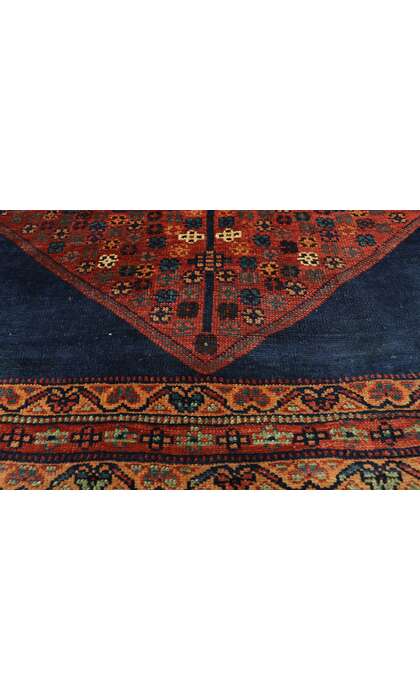 4 x 16 Antique Persian Kurdish Rug 77151