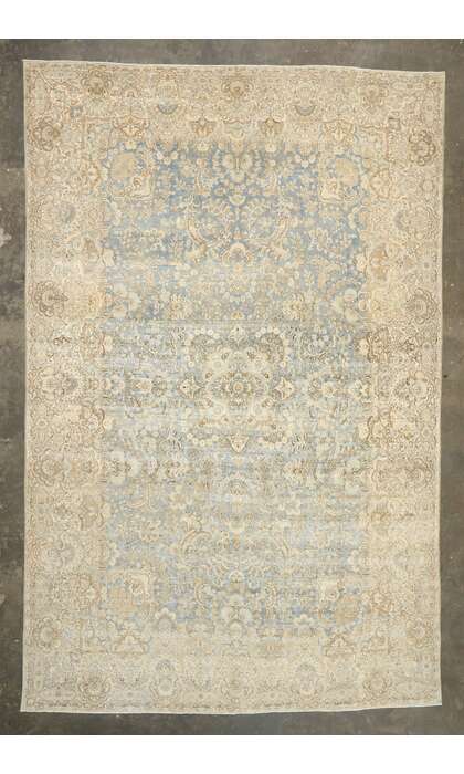 11 x 17 Antique Persian Kerman Rug 77167