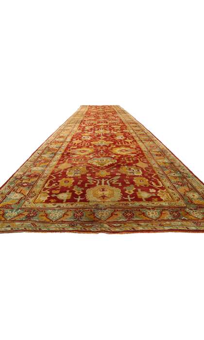 7 x 32 Antique Oushak Rug 77155