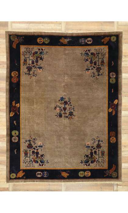 9 x 12 Antique Chinese Peking Rug 77407