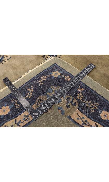 8 x 10 Antique Chinese Peking Rug 77408