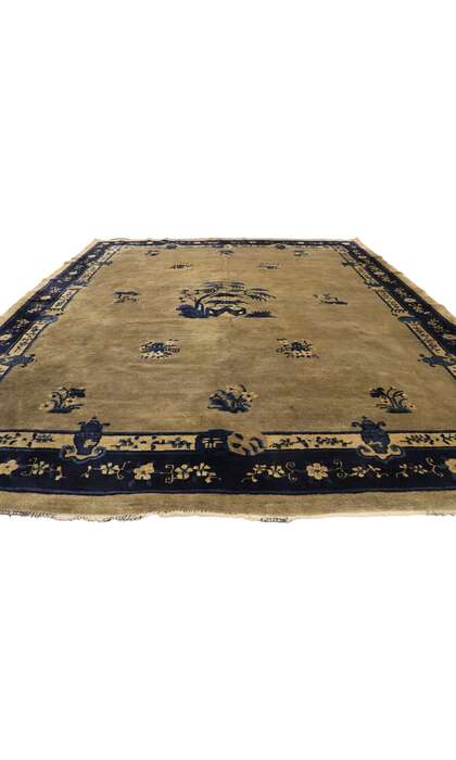 8 x 10 Antique Chinese Peking Rug 77408