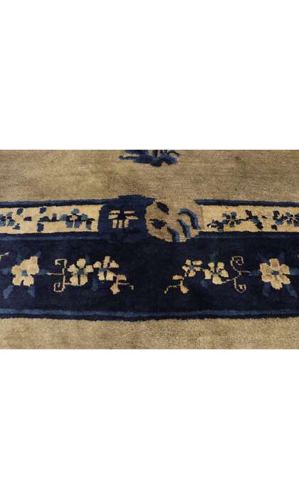 8 x 10 Antique Chinese Peking Rug 77408