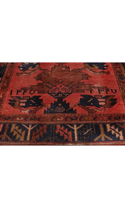 3 x 10 Antique Hamadan Rug 77409