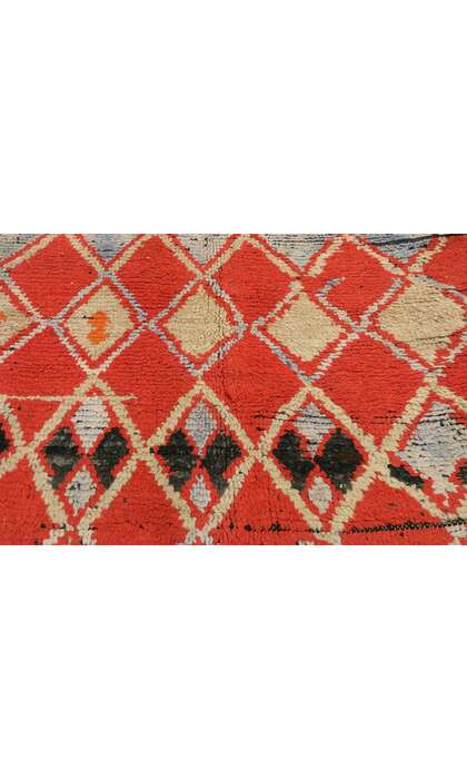 4 x 7 Vintage Red Boujad Moroccan Rug 20233