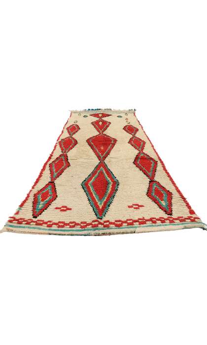 3 x 7 Vintage Moroccan Azilal Rug 20587