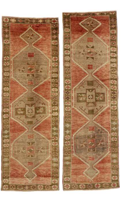 4 x 12 Vintage Turkish Oushak Rug 50443