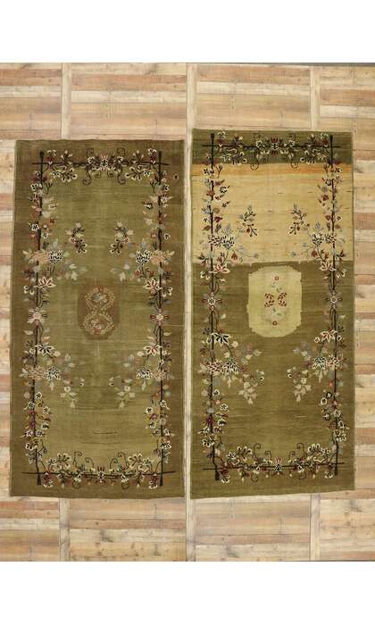 5 x 11 Vintage Oushak Runner 51138