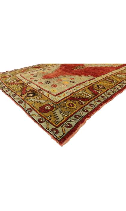 5 x 12 Vintage Turkish Oushak Rug 51716