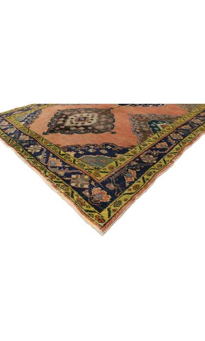 5 x 13 Vintage Turkish Oushak Rug Runner 51790
