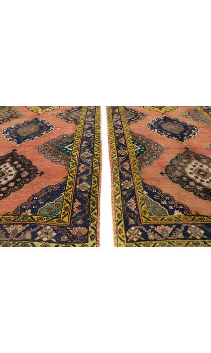 5 x 13 Vintage Turkish Oushak Rug Runner 51791