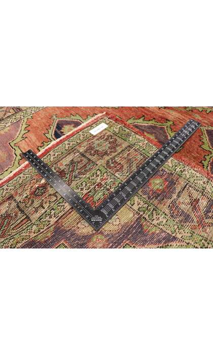 5 x 12 Vintage Turkish Oushak Rug Runner 51792