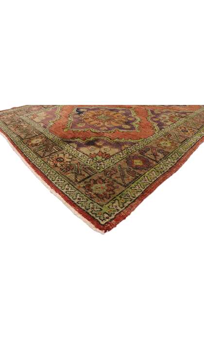 5 x 12 Vintage Turkish Oushak Rug Runner 51792