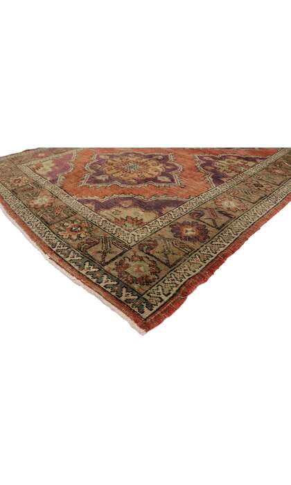 5 x 12 Vintage Turkish Oushak Rug Runner 51793