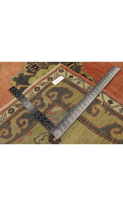 5 x 12 Vintage Turkish Oushak Rug 51795