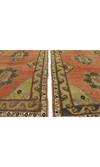 5 x 12 Vintage Turkish Oushak Rug 51795