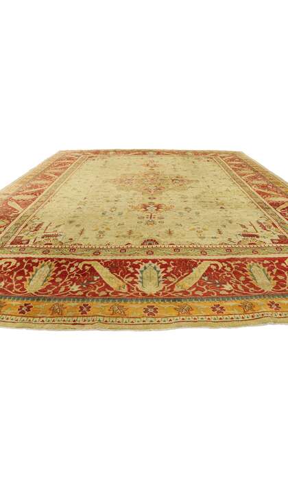 10 x 11 Antique Oushak Rug 51879