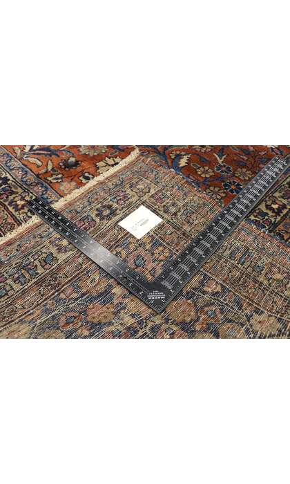 9 x 12 Antique Persian Mashhad Rug 71212