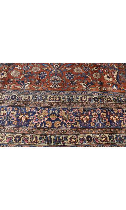 9 x 12 Antique Persian Mashhad Rug 71212