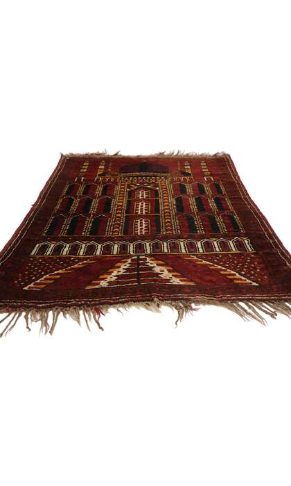 3 x 4 Antique Afghani Prayer Rug 71986