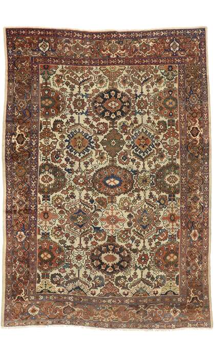 8 x 12 Antique Persian Mahal Rug 72575