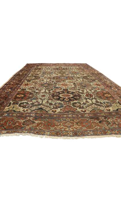8 x 12 Antique Persian Mahal Rug 72575
