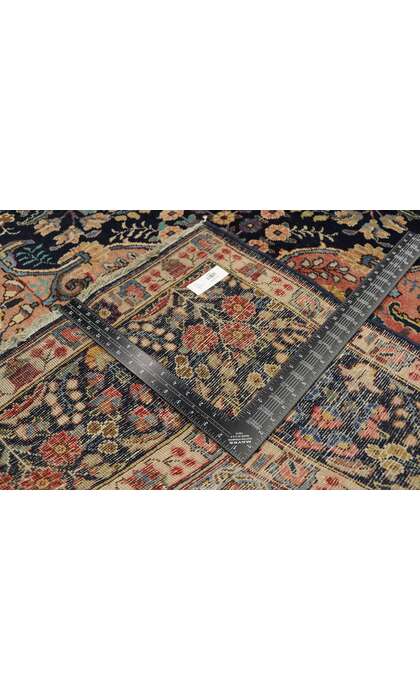 9 x 13 Antique Persian Tabriz Rug 72695