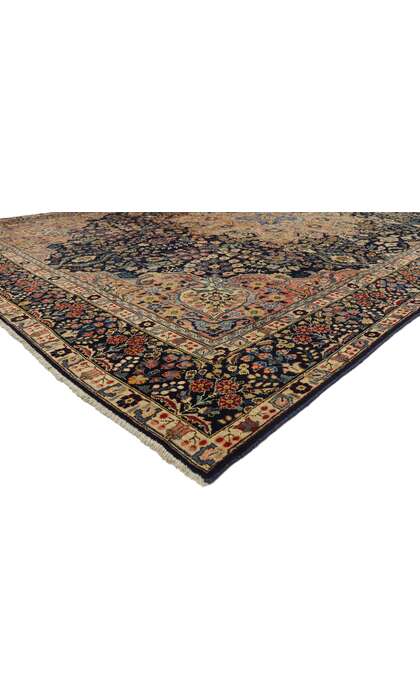 9 x 13 Antique Persian Tabriz Rug 72695
