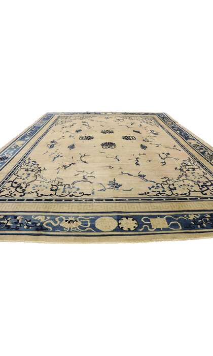 9 x 11 Antique Chinese Peking Rug 72991