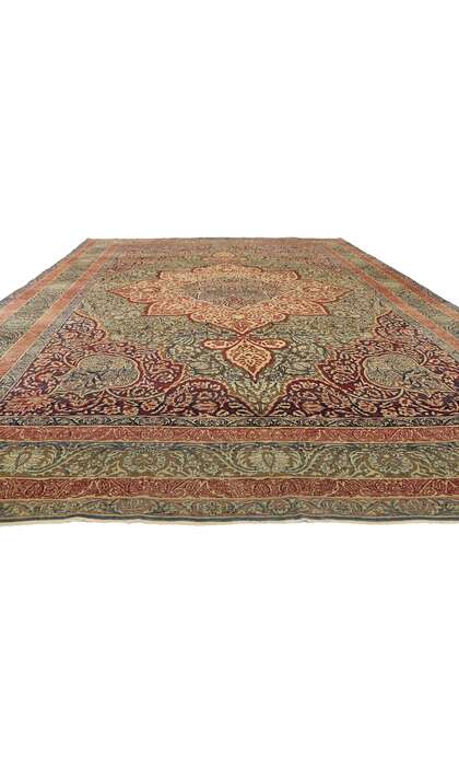 10 x 15 Antique Persian Kermanshah Rug 73364