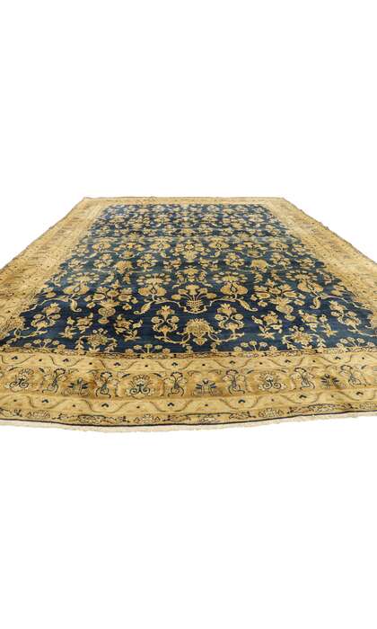 9 x 12 Antique Kerman Rug 73375