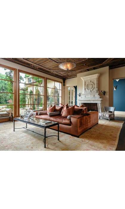 15 x 18 Large Vintage Turkish Oushak Rug 76619