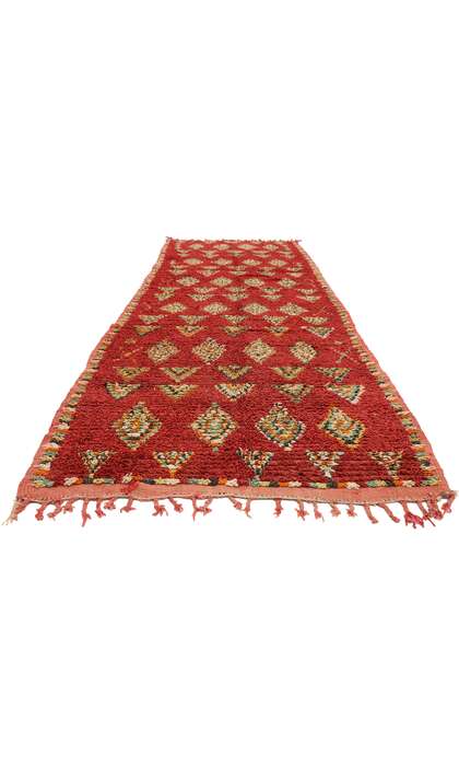 4 x 12 Vintage Red Moroccan Azilal Rug 20168