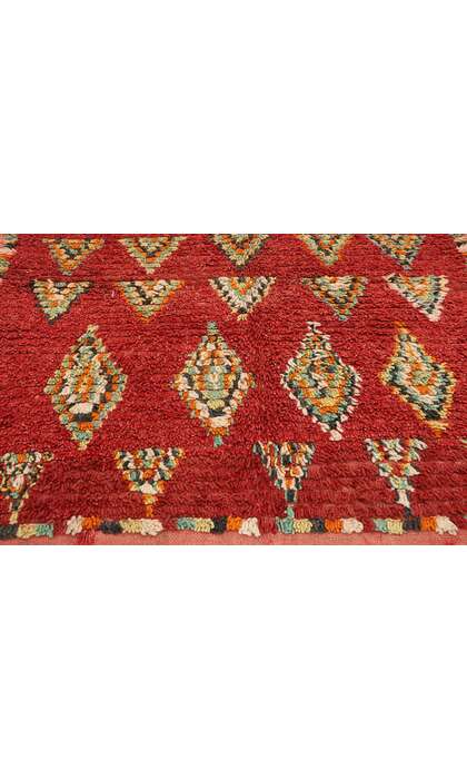 4 x 12 Vintage Red Moroccan Azilal Rug 20168