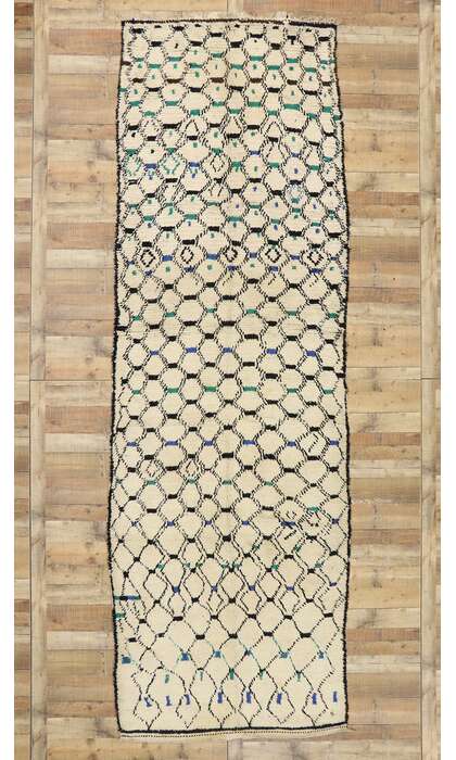 5 x 15 Vintage Moroccan Azilal Rug 20174