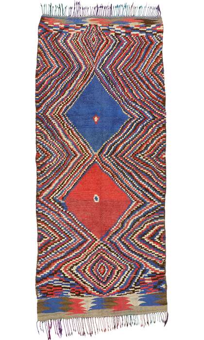 5 x 10 Vintage Moroccan Azilal Rug 20250