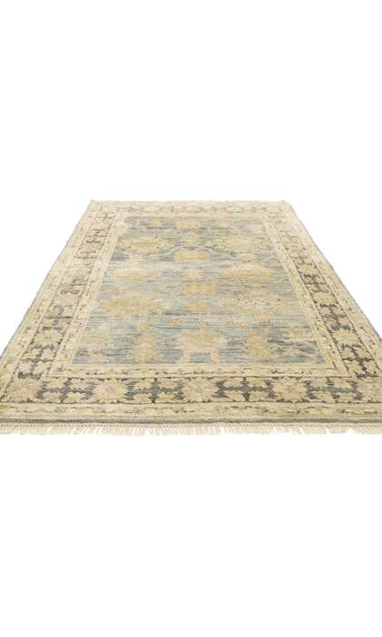 4 x 6 Modern Oushak Rug 30366