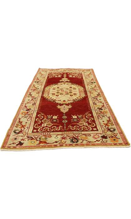 4 x 7 Vintage Turkish Oushak Rug 50104