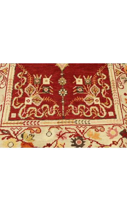 4 x 7 Vintage Turkish Oushak Rug 50104