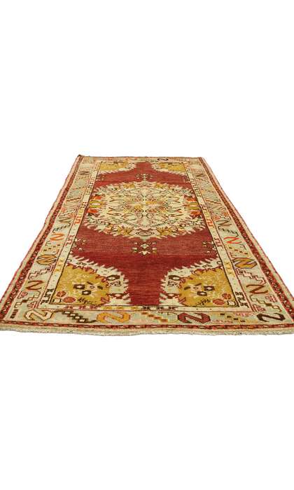 3 x 7 Vintage Oushak Rug 50129
