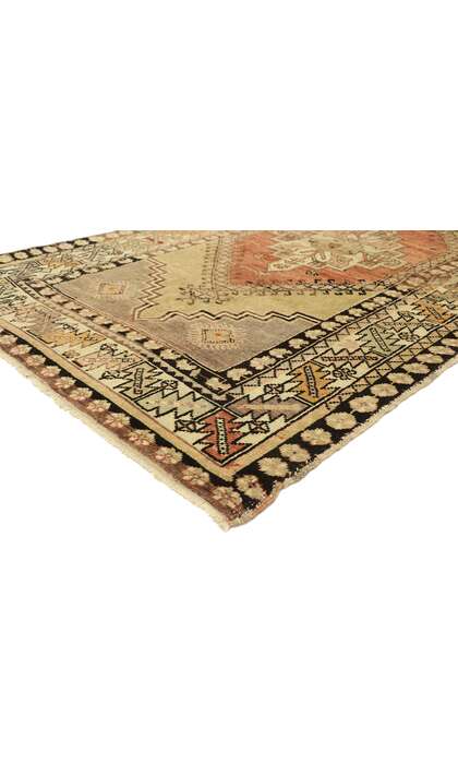 4 x 6 Vintage Turkish Oushak Rug 50161