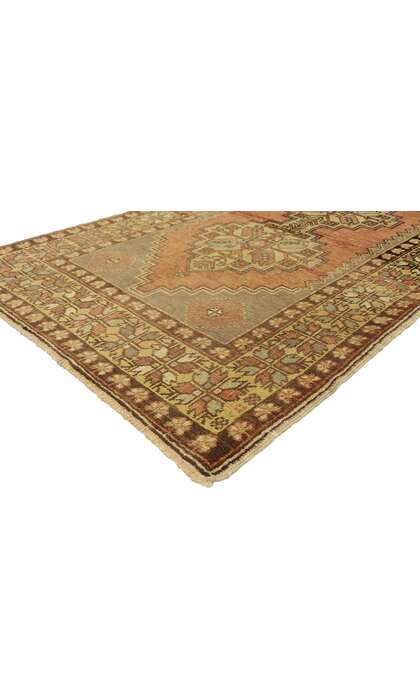 4 x 6 Vintage Oushak Rug 501724 x 6 Vintage Oushak Rug 50172