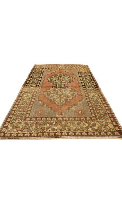 4 x 6 Vintage Oushak Rug 50172