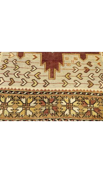 4 x 7 Vintage Turkish Oushak Rug 50176